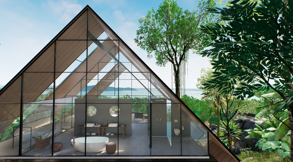 Treehouse, Thailand — Private Client. Single-family VR walkthrough of an elevated hillside residence.