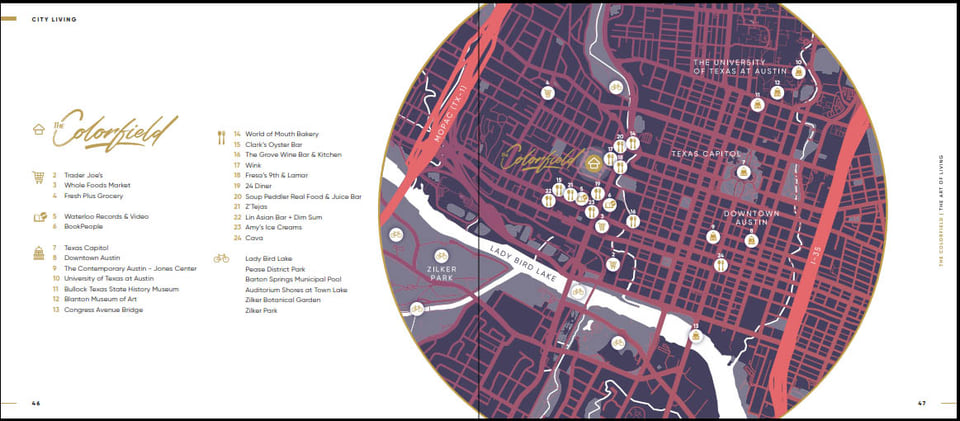The Colorfield — Brochure Pages - Map