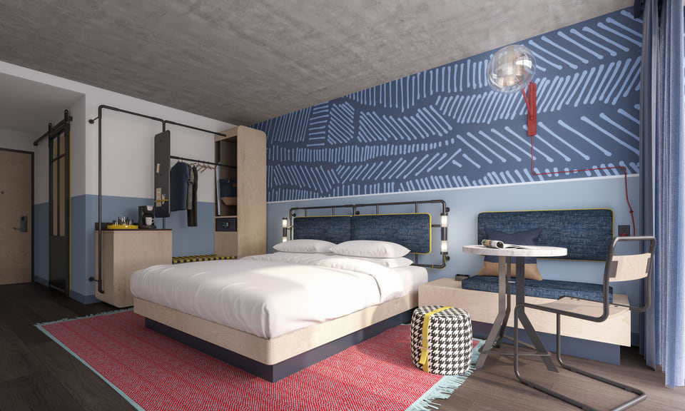 Caption by Hyatt guestroom rendering