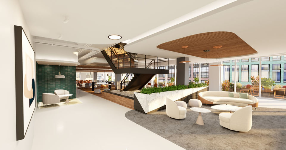 55 M Street SE — Interior office rendering