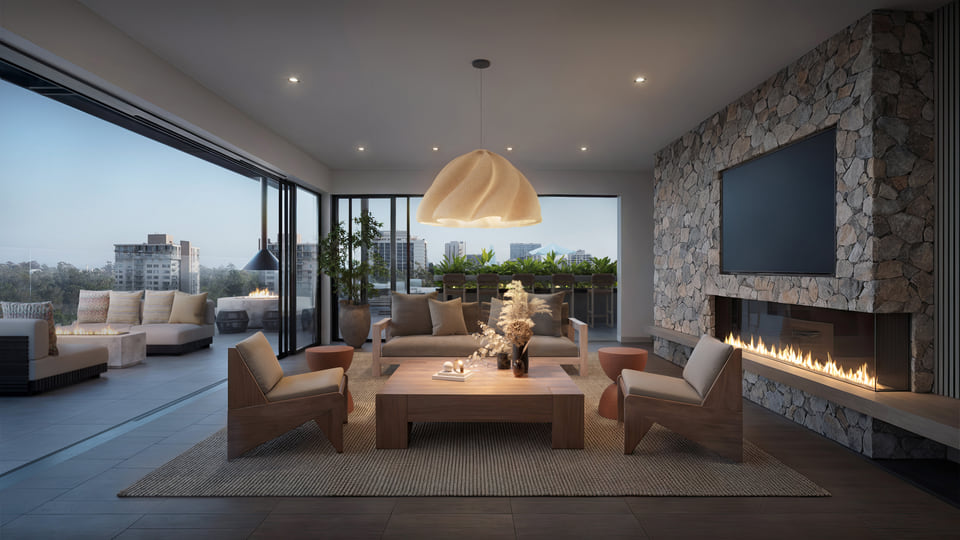 Denizen — Clubroom rendering radical galaxy studio