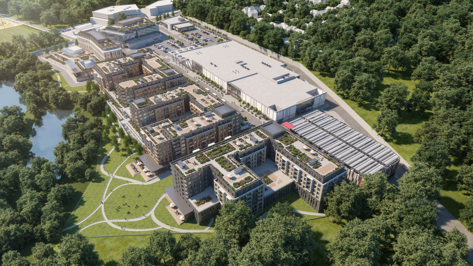 Aerial Rendering for Macys created by Radical Galaxy Studio