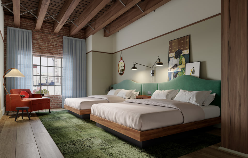 Hospitality Rendering Marriott created by Radical Galaxy Studio