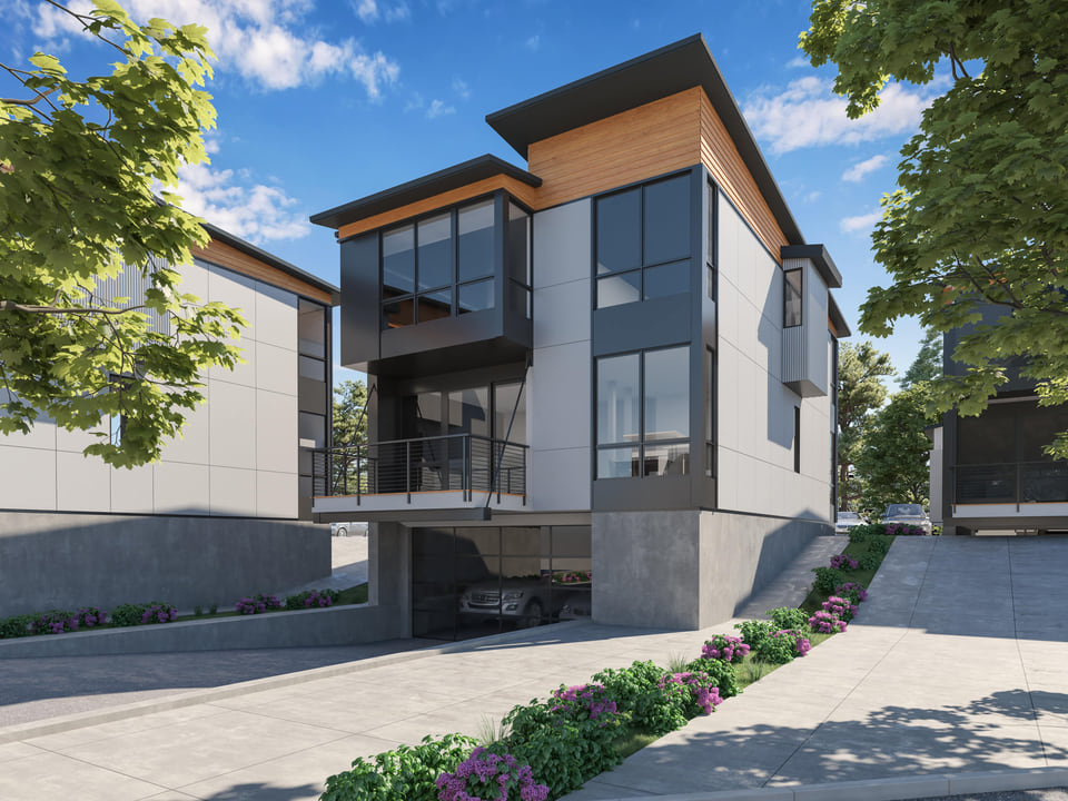 Single family rendering in seattle washington