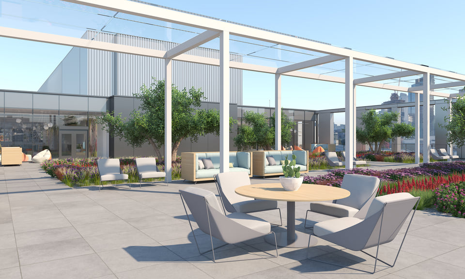 architectural visualization rooftop seattle