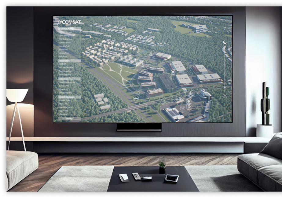Real-time 3D architectural visualization created in Unreal Engine showcasing interactive masterplan experience