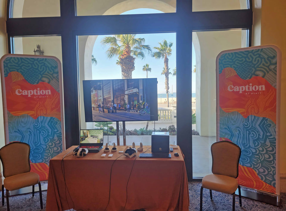 Caption by Hyatt — Conference VR Booth