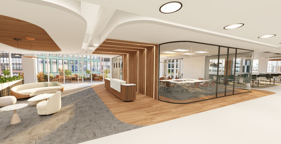 55 M Street SE — Workspace rendering