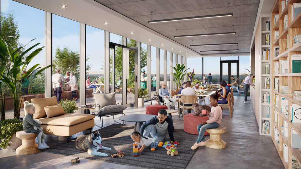 LeBreton Flats — Rooftop Amenity Space