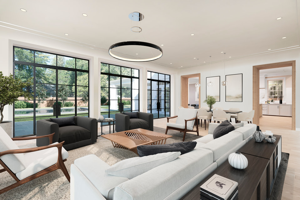 Family Room — after virtual staging