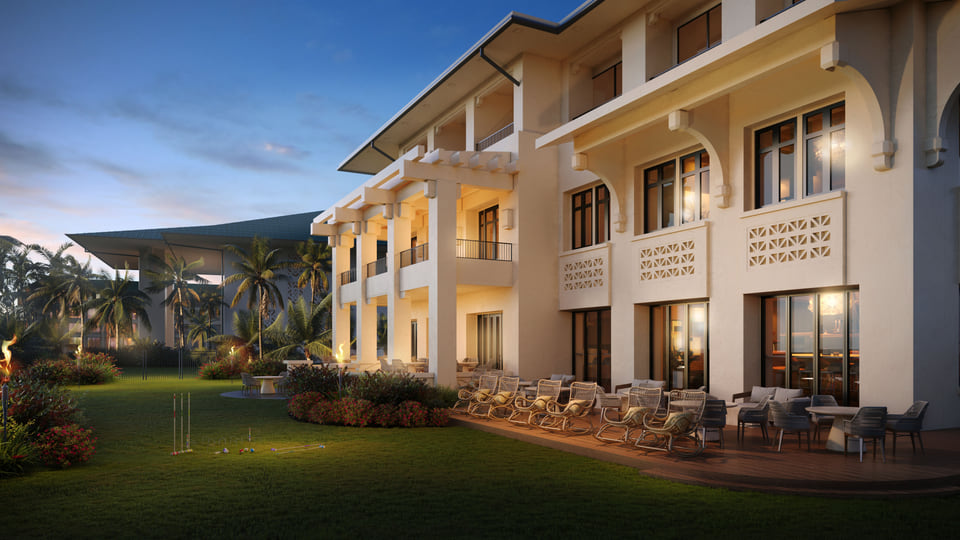 hospitality 3D rendering in hawaii created by radical galaxy studio