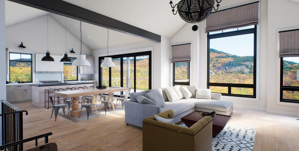 Clear Creek, Lake Tahoe NV — Castle Hill Partners. Single-family VR walkthrough of a modern lakeside residence.