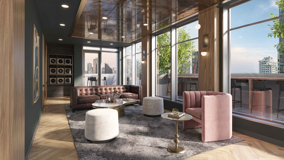 Rendering Seattle Lounge