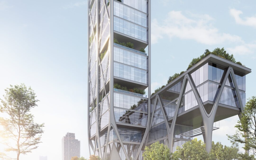 High rise Ecology rendering by Radical Galaxy Studio