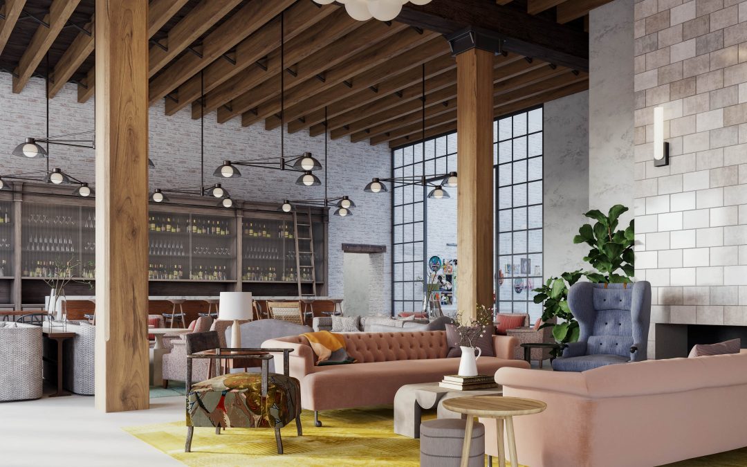 Marriott Autograph Hospitality Rendering Montgomery rendered by Radical Galaxy Studio