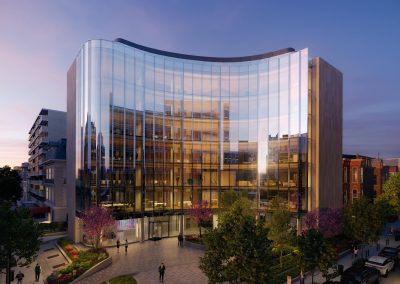 1771 N Exterior Rendering in Washington DC created by Radical Galaxy Studio for Stream Realty