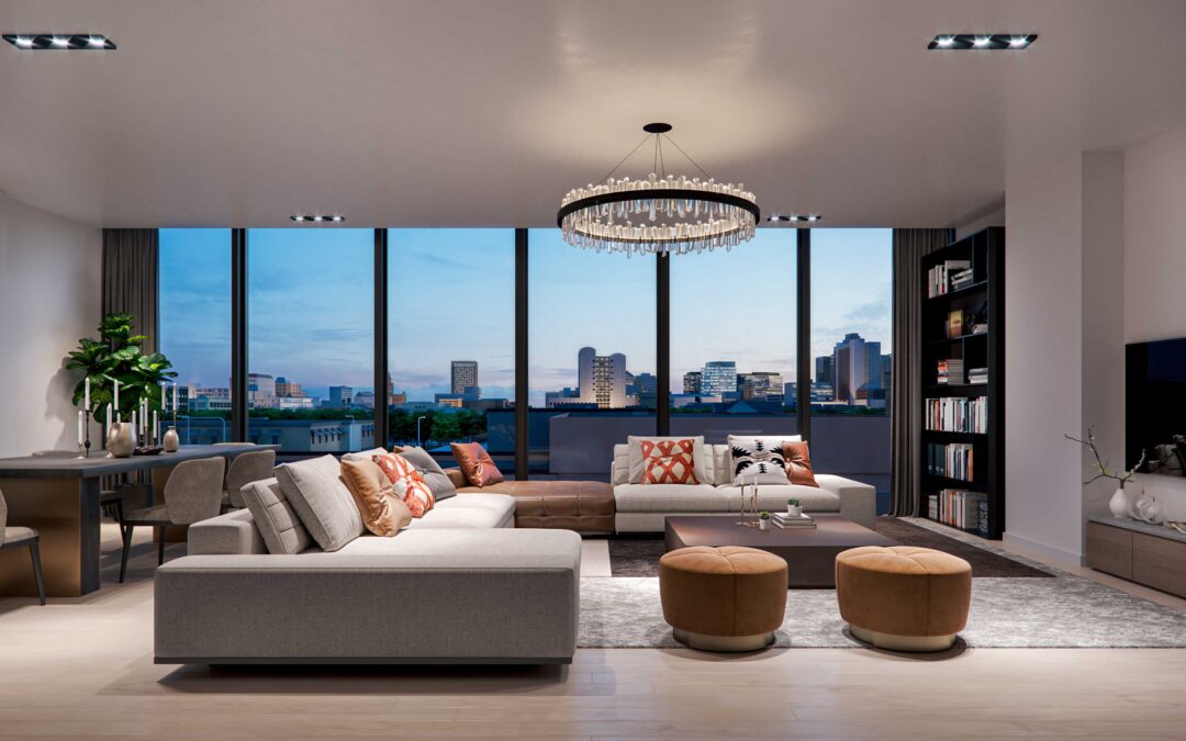 Social Room Rendering in the heart of Austin Texas