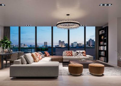 Social Room Rendering in the heart of Austin Texas