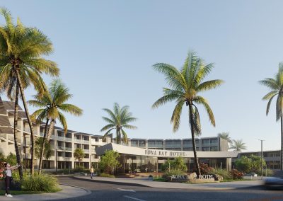 JLL Hospitality rendering in Kona Hawaii this is a non flag hotel ie Hyatt, Marriott or IHG