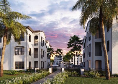 Courtyard Multifamily Visualization Firm in Orlando, Florida