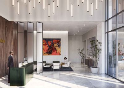 Lobby Rendering Toronto - Radical Galaxy Studio
