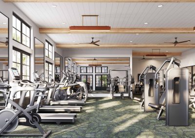 Multifamily Fitness Rendering - Cortland Colburn