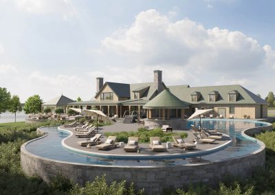 Fairfield Lake Clubhouse Rendering in Texas