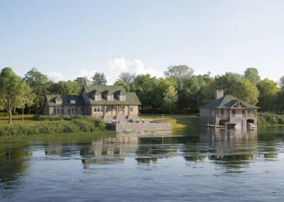 rendering service single Family home in Texas