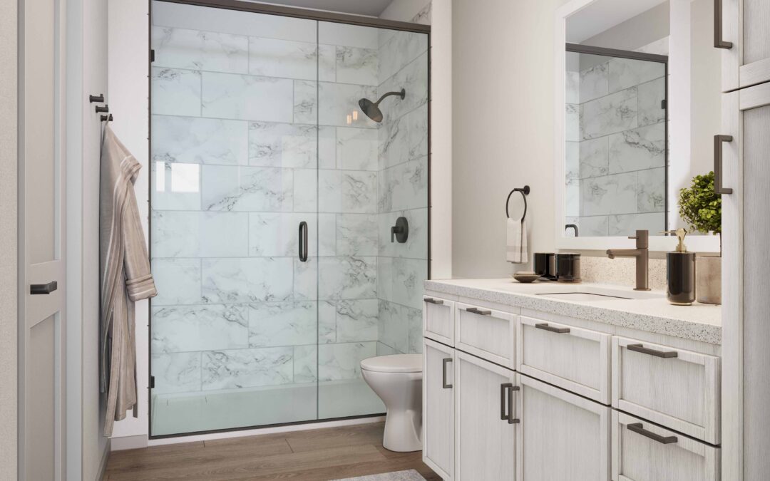 architectural rendering company created a bathroom rendering for a multi family property.