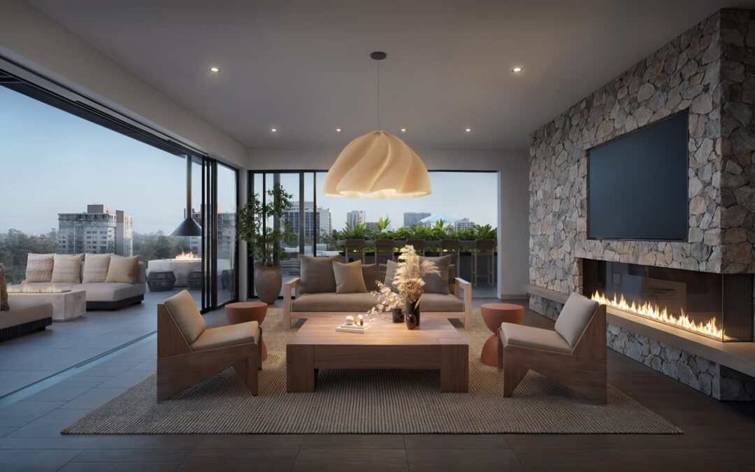 Amenity rendering for Carmel Partner Denizen San Diego project