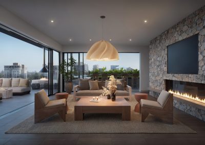 Amenity rendering for Carmel Partner Denizen San Diego project