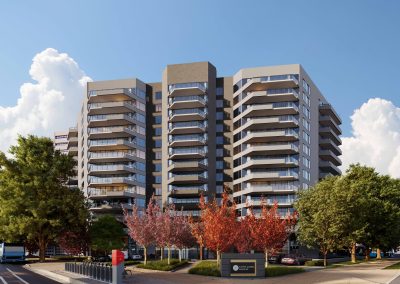 exterior multi family rendering