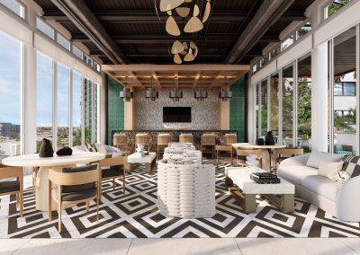 miami rendering created for an apartment building