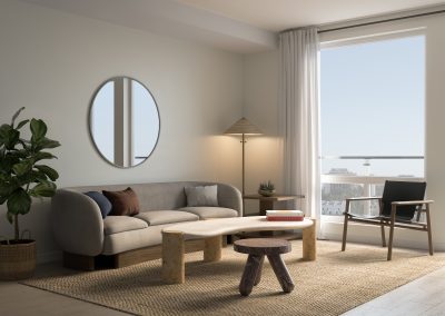 Radical Galaxy studio rendering architectural visualization service for apartment project.
