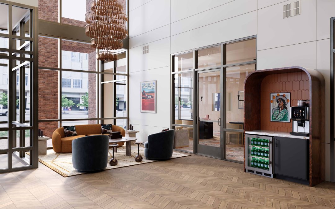 entrance lobby rendering
