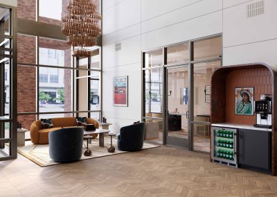 entrance lobby rendering