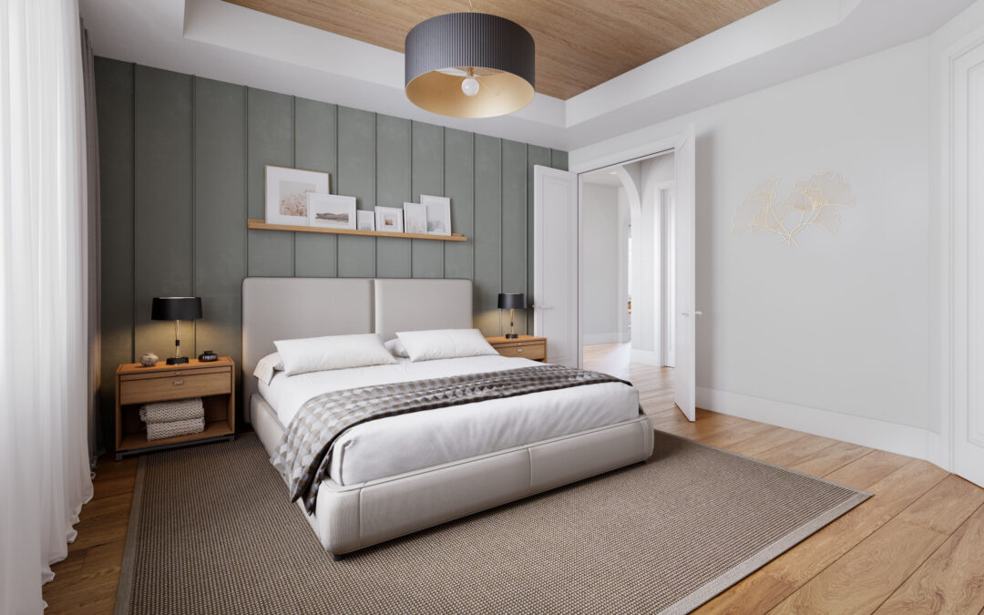 Master bedroom Rendering