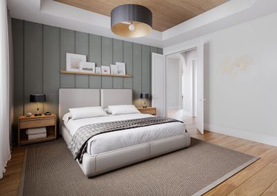 Master bedroom Rendering