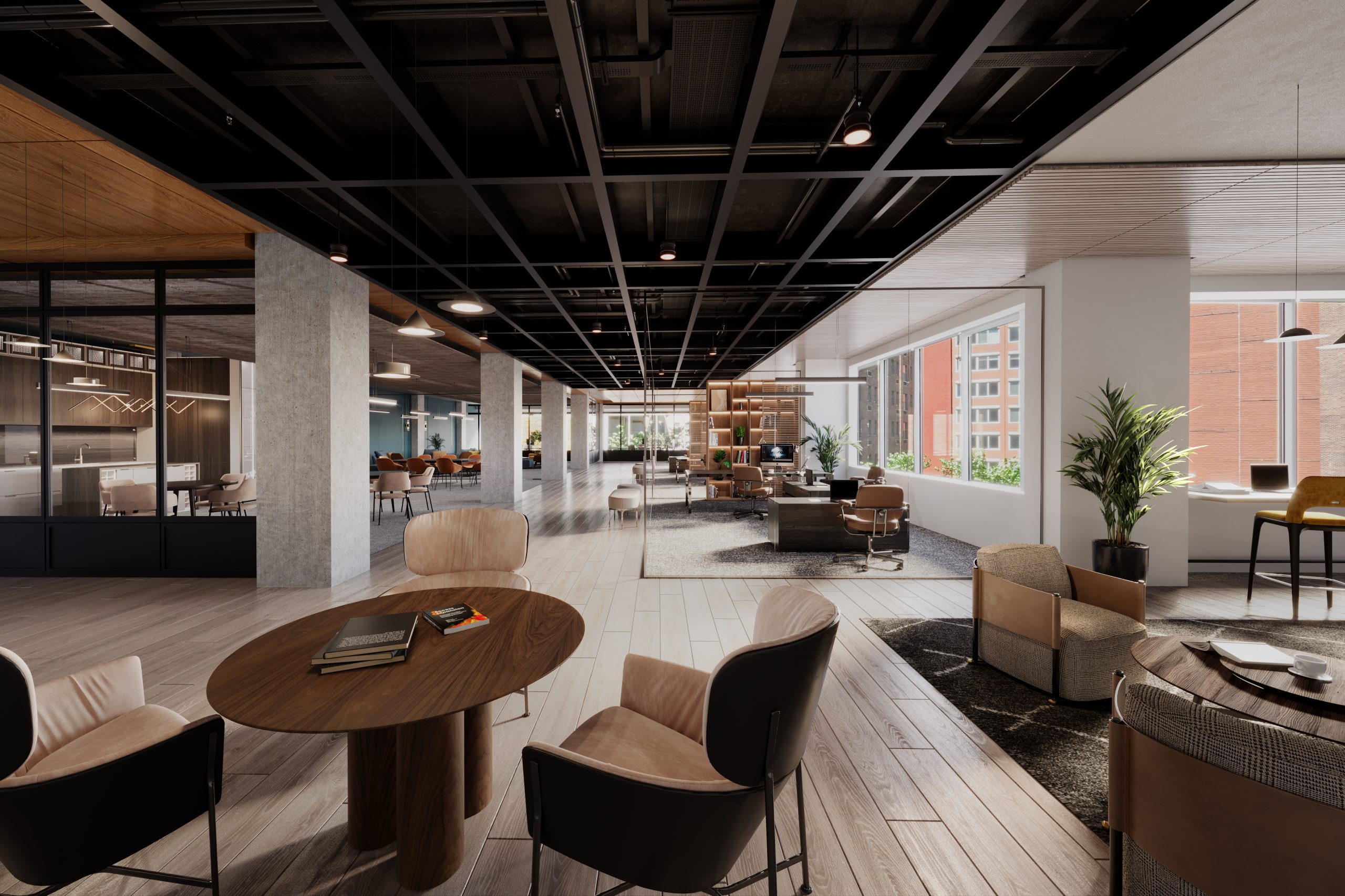 2101 L Street Work Area Office After