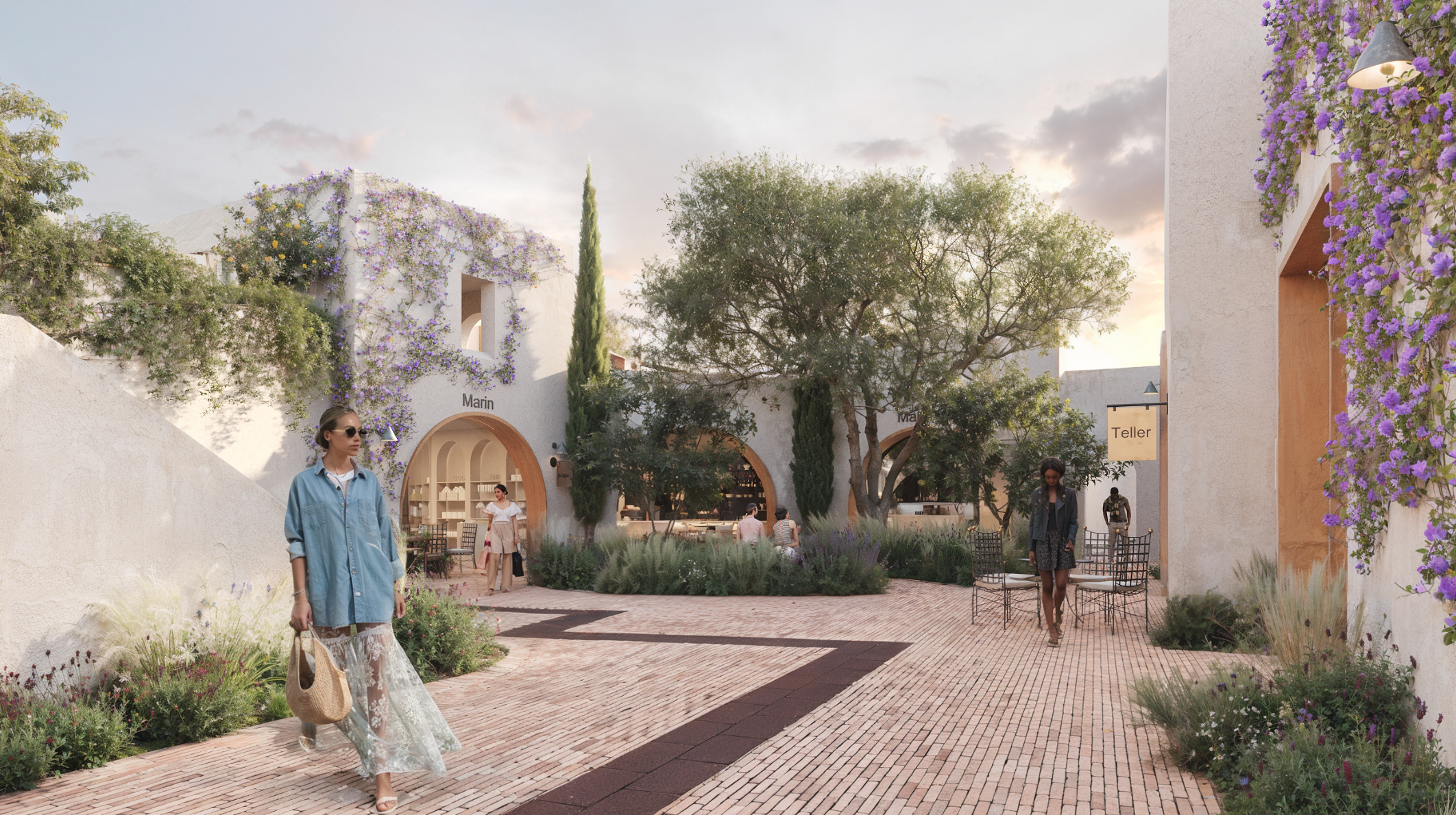 Exterior Retail Rendering